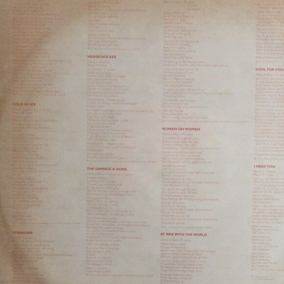 Foreigner, Vintage, Vinyl, Album, Music, 70s, Near Mint Condition - Picture 8 of 9